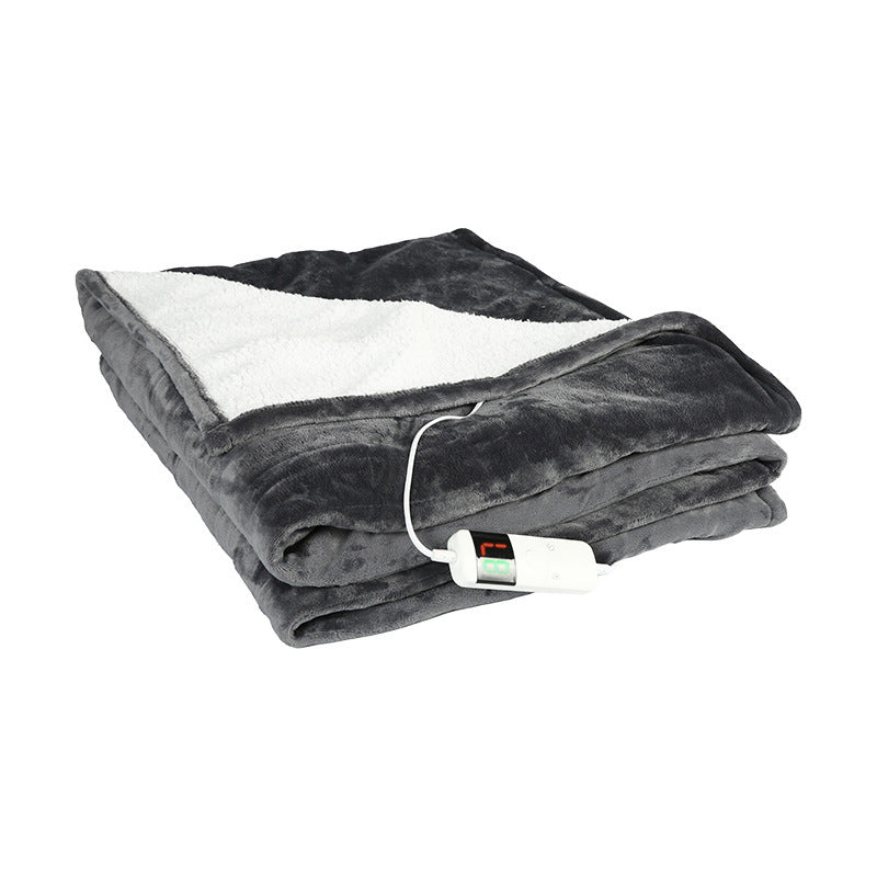 European Standard Electric Blanket – Heated Throw with Intelligent Temperature Control for Dormitory & Home Use