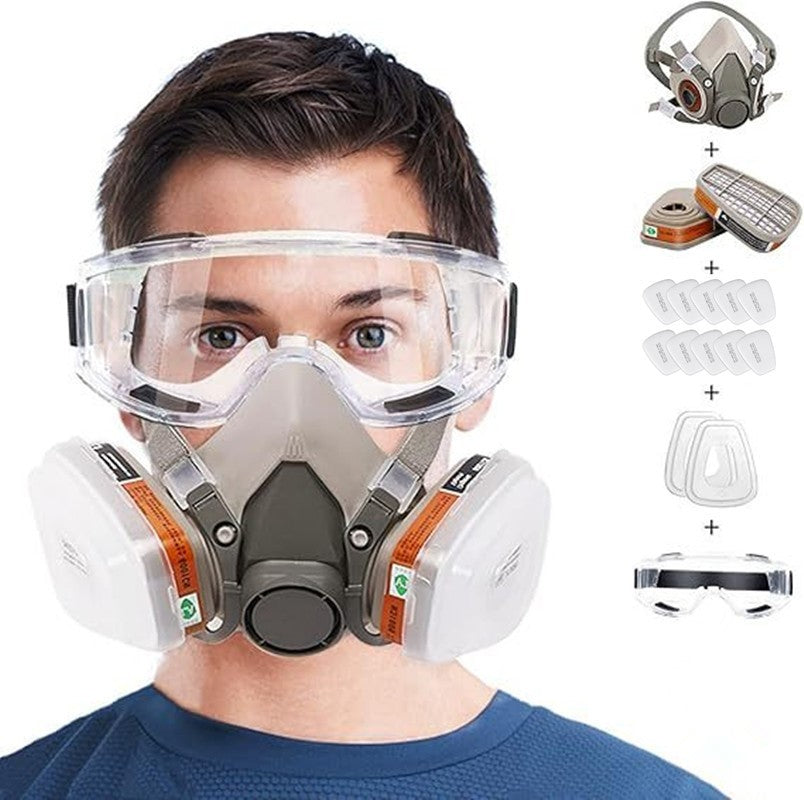 ProShield™ 16-in-1 Half Face Respirator Mask Kit