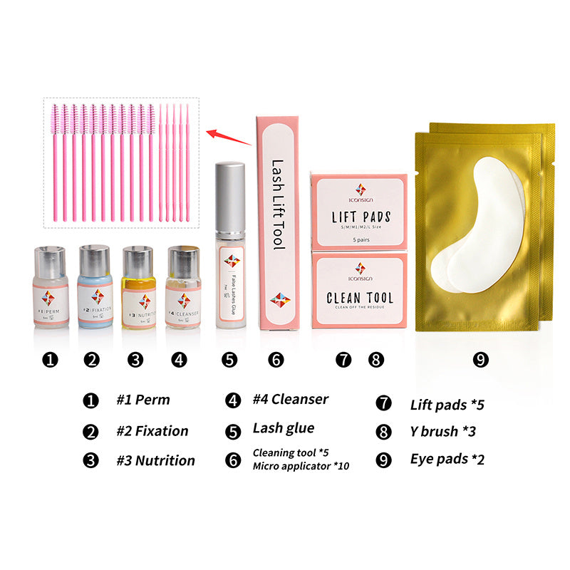 ICONSIGN Pro Lash Lift & Perm Kit – Upgrade Version