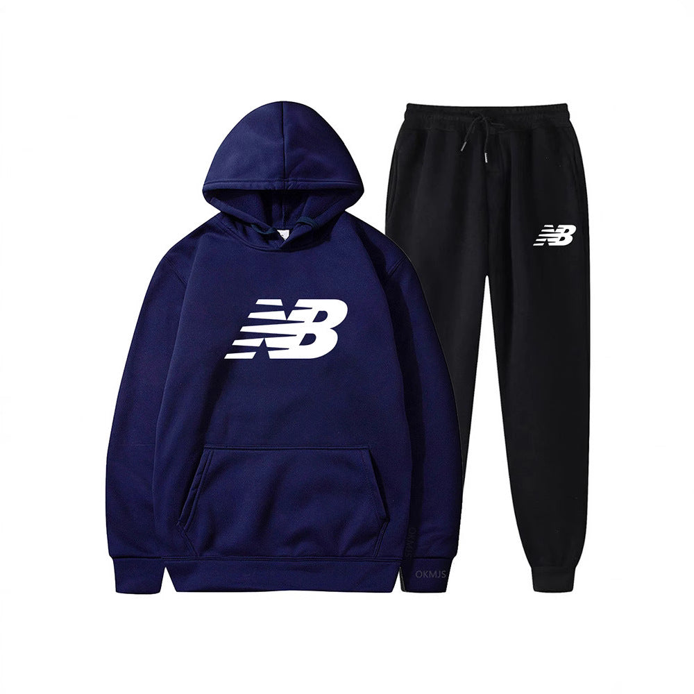 "Winter Unisex Trendy Loose Fit Sweatshirt Set – Casual Sportswear Long Sleeve Suit"